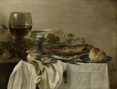 Natura Morta con un Pesce, 1647 da Pieter Claesz